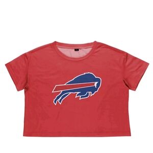 Buffalo Bills NFL FOCO Women's Highlights Crop Top - Size L